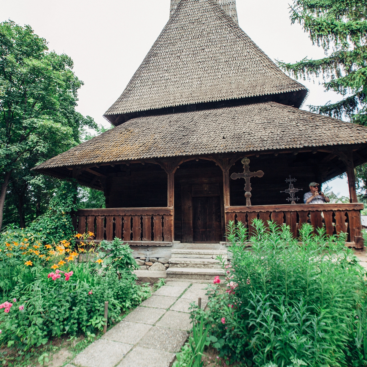 Village Museum in Bucharest Romania by Annabelle Needles